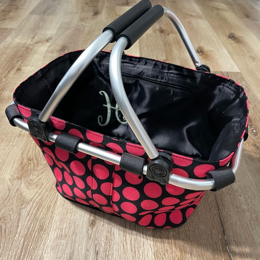 Collapsible Aluminum Frame Initial Embroider Polk… - image 8